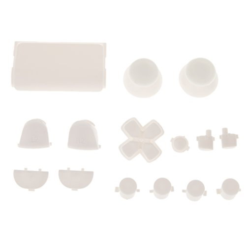 L2 R2 L1 R1 Thumbstick Kappe Gehäuse Button Mod Set Kit für Kontroller Sony PS4 - Weiß von Gazechimp