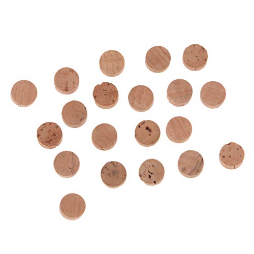 Pack / 20 Stücke Wasserschlüssel Kork Pad Dichtung Für Trompete Ersatzteile 9x4mm - Holz, wie beschrieben von Gazechimp