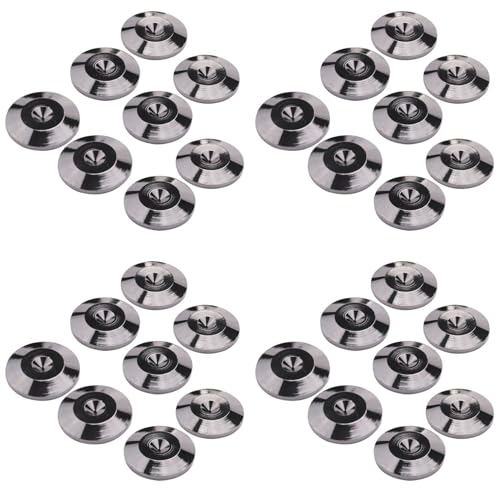 Gbloodst 32 STÜCKE Metall Stoßfest Fuß Spikes Pads Ständer Matten für Lautsprecher CD-Abspieler Platten Spieler Verstärker Recorder Füße Pad Gbloodst 32 STÜCKE Metall Stoßfest Fuß Spikes Pads Ständer Matten für Lautsprecher CD-Abspieler Platten Spieler Verstärker Recorder Füße Pad von Gbloodst