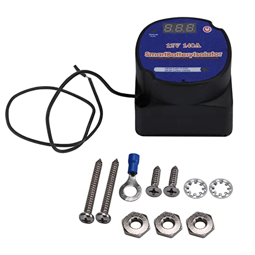 Gbloodst Dual Batterie Isolator 12V 140Amp Digitales Spannungsempfindliches Relais für Wohnmobile Marine Lastkraftwagen Caravan Yacht ATV UTV Boote Gbloodst Dual Batterie Isolator 12V 140Amp Digitales Spannungsempfindliches Relais für Wohnmobile Marine Lastkraftwagen Caravan Yacht ATV UTV Boote von Gbloodst