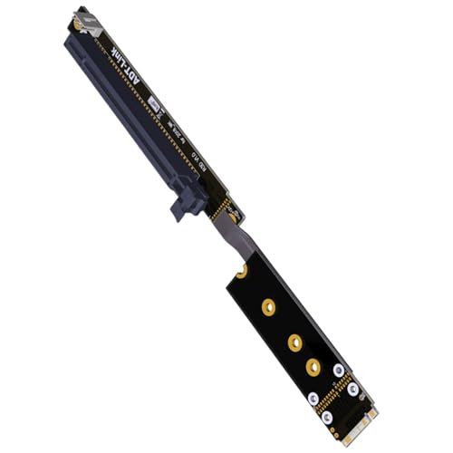 ADT-Link M.2 auf PCI-E 4.0 X16 Extender, Grafikkarten-Adapter-Verlängerungskabel, kühlende vielseitige Riser-Karten-Unterstützung, 15/10/2 cm, einfach zu bedienen, tragbar für verbesserte ADT-Link M.2 auf PCI-E 4.0 X16 Extender, Grafikkarten-Adapter-Verlängerungskabel, kühlende vielseitige Riser-Karten-Unterstützung, 15/10/2 cm, einfach zu bedienen, tragbar für verbesserte von Gcerfby