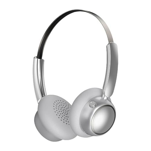 Gcerfby Headset, drahtloses Headset -Geräuschabbrechen, Retro -Design -Ohrhörer -Audio -Tool, 23.5x21.5x7,5 cm, einfach zu bedienen, tragbar für Männer Frauen Erwachsene Jugendspiele Spielen Spiele von Gcerfby