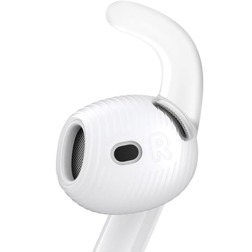 Gcioii Ohrpolster für AirPods 4 Ohrbügel Anti-Rutsch Ohrhörer-Abdeckungen【3 Paar Und Extra Aufbewahrungstasche】 Kompatibel mit Apple AirPods 4. Generation (Transluzent) von Gcioii