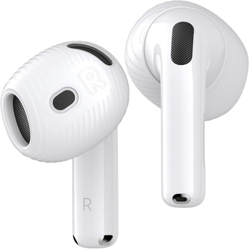 Gcioii Ohrpolster für AirPods 4 Silikon Earbuds Eartips Anti-Rutsch Sport Ohrhörer Abdeckungen【in den Ladekoffer Passen】 Kompatibel mit Apple AirPods 4 Generation (3 Paare Transparent) von Gcioii