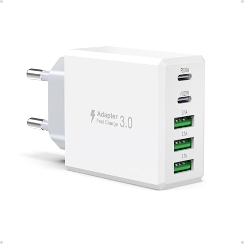 50W USB C Ladegerät, Gcstnn 5 Port 2USB-C & 3USB-A PD3.0 Schnellladegerät Mehrfach Ladestecker für iPhone 15 14 13 12 11 Pro Max/Pro/Plus,Pad,Samsung Galaxy S24 S23,Google Handys Netzteile Stecker 50W USB C Ladegerät, Gcstnn 5 Port 2USB-C & 3USB-A PD3.0 Schnellladegerät Mehrfach Ladestecker für iPhone 15 14 13 12 11 Pro Max/Pro/Plus,Pad,Samsung Galaxy S24 S23,Google Handys Netzteile Stecker von Gcstnn