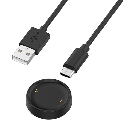 Gdfnmogo 2 Ladestation für Amazfit Active, USB-Ladekabel, schnelle effiziente Ladestation, kompaktes tragbares Design, kompatibel mit Smartwatch (separate Basis) von Gdfnmogo