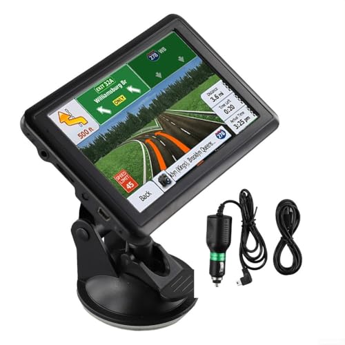 Gdfnmogo Fahrzeug-Navigator, 12,7 cm (5 Zoll) Touchscreen mit normaler Auflösung, kompatibel mit IGO Primo, 800 X480 Auflösung, 32 G TF-Karte, Spurführung, 8 GB Speicher von Gdfnmogo