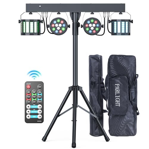 GdjRttk 60W partybar licht, RGBW + Derby Discolicht led Scheinwerfer mit lichtstativ und Fernbedienung, DJ lichtanlage mit dmx-3/6/15CH für KTV, Kirchen, Konzerte, Hochzeiten, Weihnachten GdjRttk 60W partybar licht, RGBW + Derby Discolicht led Scheinwerfer mit lichtstativ und Fernbedienung, DJ lichtanlage mit dmx-3/6/15CH für KTV, Kirchen, Konzerte, Hochzeiten, Weihnachten von GdjRttk