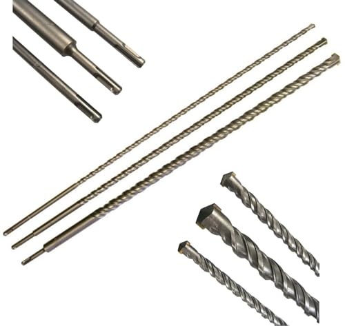 Euro Tools SDS Plus Betonbohrer Set 12-16-24mm x 1500mm 3-teilig Beton Bohrer Steinbohrer Hammerbohrer SLS Germany Euro Tools SDS Plus Betonbohrer Set 12-16-24mm x 1500mm 3-teilig Beton Bohrer Steinbohrer Hammerbohrer SLS Germany von StahlKaiser