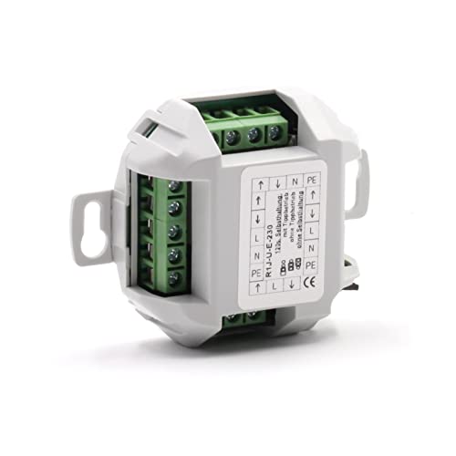 Geakv Elektrosysteme Rollladen Einzelrelais, R1J-U-E-230, 230V, Unterputz, für 1 Rolladenmotor mit Selbsthaltung und Tippbetrieb Geakv Elektrosysteme Rollladen Einzelrelais, R1J-U-E-230, 230V, Unterputz, für 1 Rolladenmotor mit Selbsthaltung und Tippbetrieb von Inprojal elektrosysteme