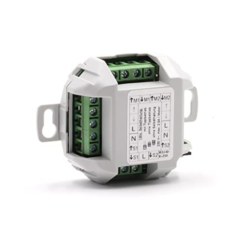 Inprojal elektrosysteme Rollladen Einzelrelais, Rolladen Trennrelais R2J-U-E-230, 230V, Unterputz, für 2 Rolladenmotor mit Selbsthaltung und Tippbetrieb Inprojal elektrosysteme Rollladen Einzelrelais, Rolladen Trennrelais R2J-U-E-230, 230V, Unterputz, für 2 Rolladenmotor mit Selbsthaltung und Tippbetrieb von Inprojal elektrosysteme
