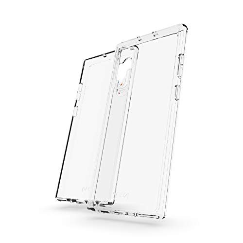 Gear4 Crystal Palace Kompatibel mit Samsung Galaxy Note 10+ Max Hülle, erweiterter Aufprallschutz mit integrierter D3O-Technologie, Anti-Vergilbung, Handy Schutzhülle - Transparent, 37044, Clear von Gear4