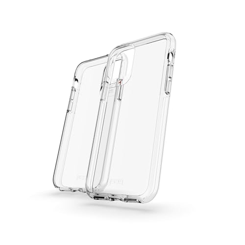 Gear4 Crystal Palace Kompatibel mit iPhone 11 Pro Hülle, erweiterter Aufprallschutz mit integrierter D3O-Technologie, Anti-Vergilbung, Handy Schutzhülle - 36577, Clear von Gear4