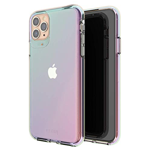 Gear4 Crystal Palace Schimmernd Kompatibel mit iPhone11 Pro Max Hülle, erweiterter Aufprallschutz mit integrierter D3O-Technologie, Anti-Vergilbung, Hand Schutzhülle - Schimmern 702003725, Iridescent Gear4 Crystal Palace Schimmernd Kompatibel mit iPhone11 Pro Max Hülle, erweiterter Aufprallschutz mit integrierter D3O-Technologie, Anti-Vergilbung, Hand Schutzhülle - Schimmern 702003725, Iridescent von ZAGG