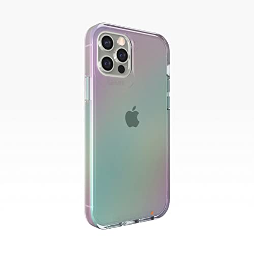 Gear4 Crystal Palace Wilma Compatible with iPhone 12 Plus/iPhone 12 Pro 6.1 Case, Advanced Impact Protection with Integrated D3O Technology, Anti-Yellowing, Phone Cover – Irridescent Gear4 Crystal Palace Wilma Compatible with iPhone 12 Plus/iPhone 12 Pro 6.1 Case, Advanced Impact Protection with Integrated D3O Technology, Anti-Yellowing, Phone Cover – Irridescent von Gear4