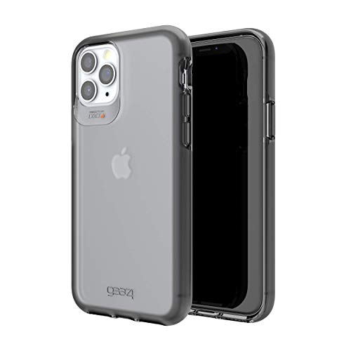 Gear4 Hampton Kompatibel mit iPhone 11 Pro Hülle, erweiterter Aufprallschutz, integrierte D3O-Technologie, Anti-Vergilbung, schützende Handy Schutzhülle - dunkelgrau von Gear4