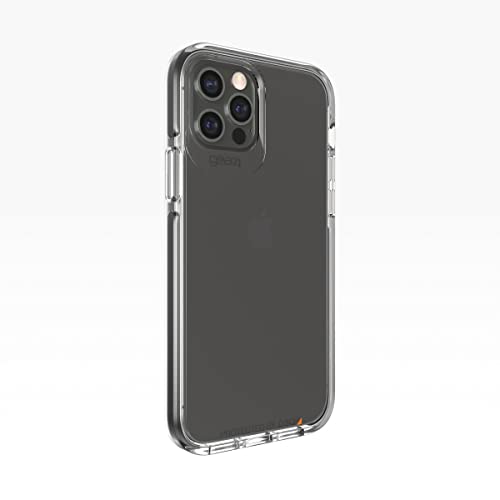 ZAGG Piccadilly D30 Protective Case for iPhone 12/Pro, Slim, Shockproof, Wireless Charging (Clear Black) ZAGG Piccadilly D30 Protective Case for iPhone 12/Pro, Slim, Shockproof, Wireless Charging (Clear Black) von Gear4