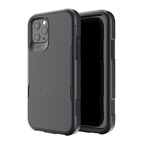 GEAR4 Platoon Schutzhülle für iPhone 11 Pro, fortschrittlicher Aufprallschutz von D3O, Schwarz von Gear 4