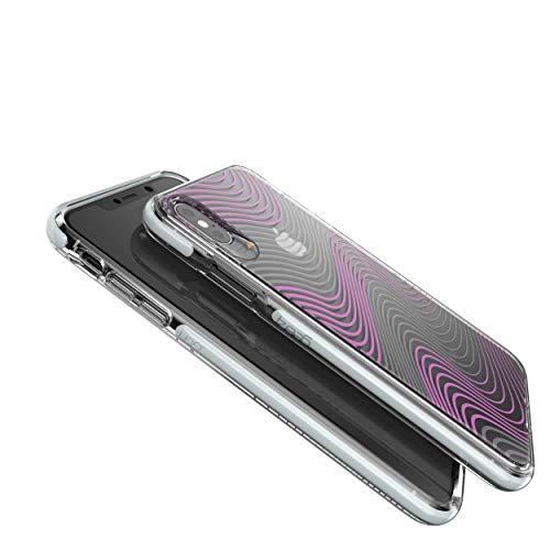 Gear4 Victoria Phone Case/Handyhülle Schutzhülle D30 Schutz kompatibel mit iPhone XS Max - Transparant Lila/Purple von Gear4