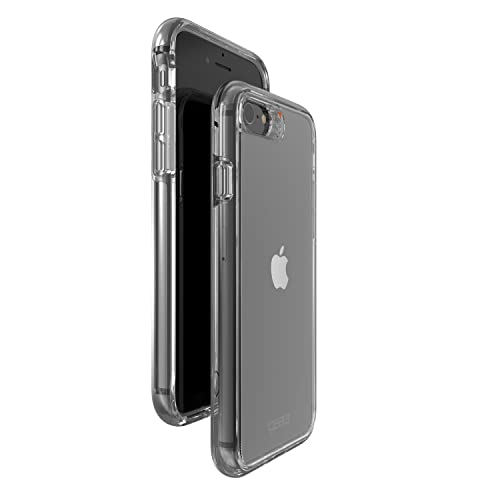 Gear4 ZAGG GEAR4 Crystal Palace Hülle für iPhone SE 2022/SE (2nd Gen) & iPhone 8/7/6s/6 - Advanced Impact Protection, Integrierte D3O-Technologie, Transparent Finish, Clear (7020099) 619 von Gear4
