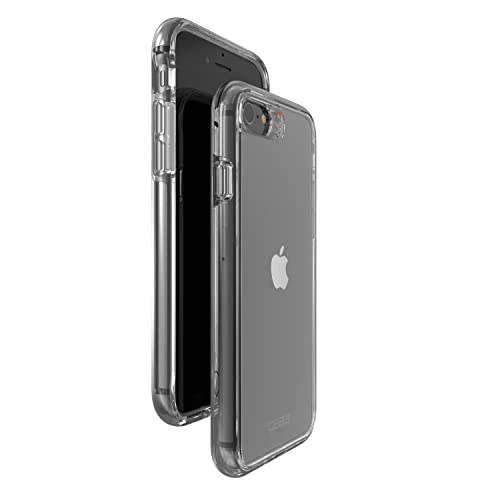 Gear4 ZAGG Crystal Palace Hülle für iPhone SE 2022/SE (2nd Gen) & iPhone 8/7/6s/6 - Advanced Impact Protection, Integrierte D3O-Technologie, Transparent Finish, Clear (7020099) 619 von Gear4