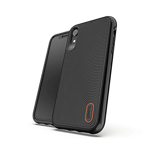 ZAGG Battersea D30 Protective Case for Apple iPhone XR, Hard, Slim, Shockproof (Black) von Gear4