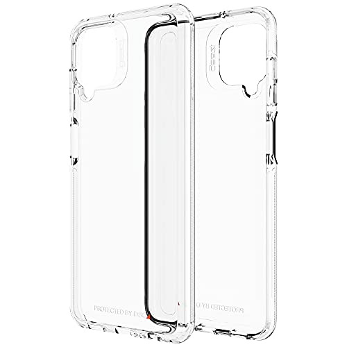 ZAGG Crystal Palace D30 Protective Case for Samsung Galaxy A12, Shockproof, Slim, MagSafe (Clear) von Gear4