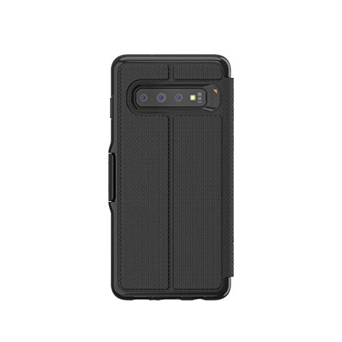 ZAGG Oxford D30 Protective Case for Samsung Galaxy S10, Shockproof, Stand, MagSafe (Black) von Gear4