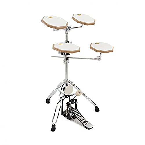 Drum Practice Pad Kit von Gear4music mit Kick Pedal Stand & Sticks Drum Practice Pad Kit von Gear4music mit Kick Pedal Stand & Sticks von Gear4Music