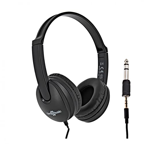 Gear4music Junior Kopfhörer für Kinder On Ear Wired schwarz von Gear4Music
