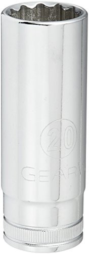 GearWrench 80817 Sockel, 12 Point, 1/5,1 cm Antrieb, 20 mm tief von GEARWRENCH