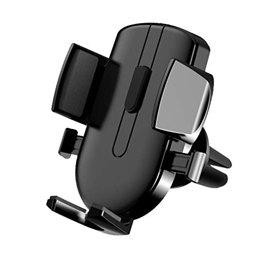 Geardeangloow Universal 360 Grad Schwerkraft Auto Lüftung Halterung Ständer Handy GPS Halterung Ständer Unterstützung Schwarz von Geardeangloow