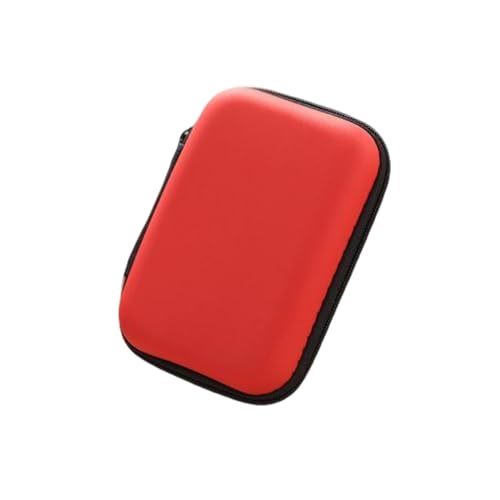 Hüllen, harte tragbare Kopfhörer, Ladebeutel, Karte, Handy, Ohrhörer, Tragetasche, Organisation, Geldbörse, elektronisches Zubehör, Rot Hüllen, harte tragbare Kopfhörer, Ladebeutel, Karte, Handy, Ohrhörer, Tragetasche, Organisation, Geldbörse, elektronisches Zubehör, Rot von Geardeangloow