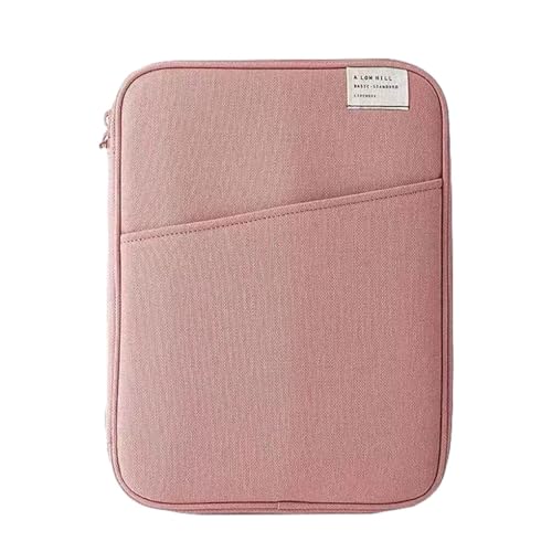 Tablet-Hülle, Laptop-Tasche, mehrere Taschen, Computer-Handtasche, Notebook-Aufbewahrung, Ladekabel, Maus, Organizer, Business, Rosa, 27,9 cm von Geardeangloow