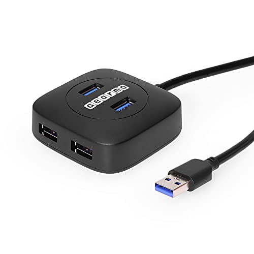 Gearmo 4 Port USB Typ-A 3.2 Gen 1 Hub w/GL3510 Chipsatz Travel Series von Gearmo