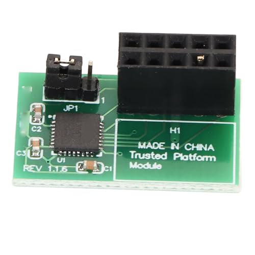 TPM 2.0-Modul, SPI-Schnittstelle Stabiler, hochsicherer 9670-Chipsatz, 10-poliges SPI TPM 2.0-Modul für SuperMicro AOM TPM 9670V S TPM 2.0-Modul, SPI-Schnittstelle Stabiler, hochsicherer 9670-Chipsatz, 10-poliges SPI TPM 2.0-Modul für SuperMicro AOM TPM 9670V S von Gearwell