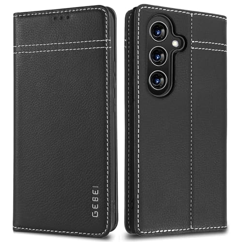 Hülle Echt Leder für Samsung Galaxy S25 5G - Premium Lederhülle mit Standfunktion Kartenfach Magnetverschluss Flip Case Ledertasche Handyhülle Schutzhülle Klapphülle – Schwarz Hülle Echt Leder für Samsung Galaxy S25 5G - Premium Lederhülle mit Standfunktion Kartenfach Magnetverschluss Flip Case Ledertasche Handyhülle Schutzhülle Klapphülle – Schwarz von Gebei