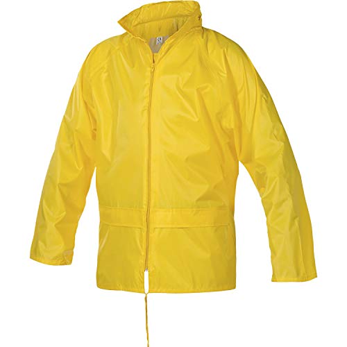 GEBOL Regenjacke Rain Farbe gelb 100% Polyester/Vinyl beschichtet Größe 56/58(XL) von Gebol