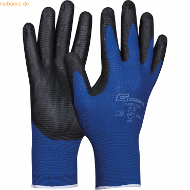Gebol Handschuh Super Grip 709285_08 Gr. 8 1 Paar blau/grau von Gebol