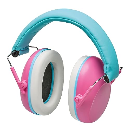 Gebol Kapselgehörschutz Safety Kids Comfort | bequeme Kinder Lärmschutz Kopfhörer | zusammenklappbare Ohrenschützer | Autismus, Konzert, DIY | Junge, Mädchen | Größe universal | rosa, blau | 1 Stück von Gebol