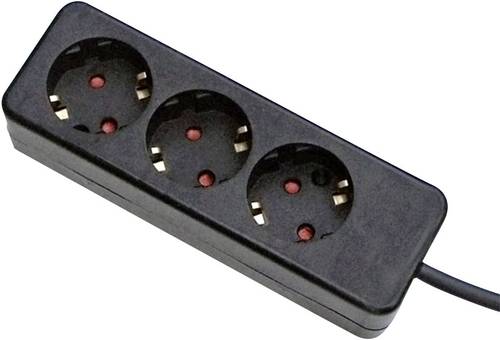 Gebro 106145 Steckdosenleiste 3fach Schwarz Schutzkontakt 1St. Gebro 106145 Steckdosenleiste 3fach Schwarz Schutzkontakt 1St. von Gebro