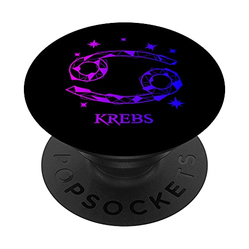 Krebs Sternzeichen PopSockets mit austauschbarem PopGrip von Geburtstag Horoskop Astrologie