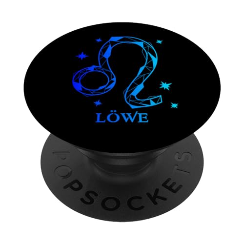 Löwe Sternzeichen PopSockets mit austauschbarem PopGrip von Geburtstag Horoskop Astrologie