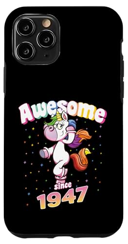 Awesome Since 1947 Lustiges Einhorn Geburtstag Retro Hülle für iPhone 11 Pro Awesome Since 1947 Lustiges Einhorn Geburtstag Retro Hülle für iPhone 11 Pro von Geburtstag Magische Einhorn Unicorn Designs