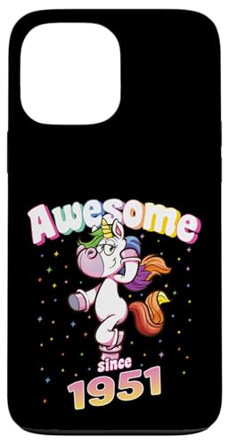 Awesome Since 1951 Lustiges Einhorn Geburtstag Retro Hülle für iPhone 13 Pro Max Awesome Since 1951 Lustiges Einhorn Geburtstag Retro Hülle für iPhone 13 Pro Max von Geburtstag Magische Einhorn Unicorn Designs