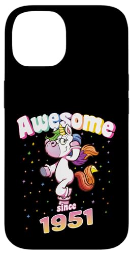 Awesome Since 1951 Lustiges Einhorn Geburtstag Retro Hülle für iPhone 14 Awesome Since 1951 Lustiges Einhorn Geburtstag Retro Hülle für iPhone 14 von Geburtstag Magische Einhorn Unicorn Designs