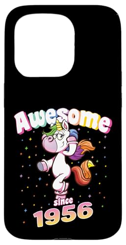 Awesome Since 1956 Lustiges Einhorn Geburtstag Retro Hülle für iPhone 15 Pro Awesome Since 1956 Lustiges Einhorn Geburtstag Retro Hülle für iPhone 15 Pro von Geburtstag Magische Einhorn Unicorn Designs