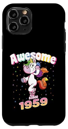 Awesome Since 1959 Lustiges Einhorn Geburtstag Retro Hülle für iPhone 11 Pro Awesome Since 1959 Lustiges Einhorn Geburtstag Retro Hülle für iPhone 11 Pro von Geburtstag Magische Einhorn Unicorn Designs
