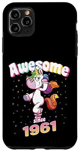 Awesome Since 1961 Lustiges Einhorn Geburtstag Retro Hülle für iPhone 11 Pro Max Awesome Since 1961 Lustiges Einhorn Geburtstag Retro Hülle für iPhone 11 Pro Max von Geburtstag Magische Einhorn Unicorn Designs