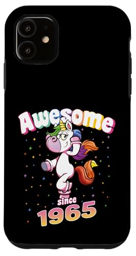 Awesome Since 1965 Lustiges Einhorn Geburtstag Retro Hülle für iPhone 11 Awesome Since 1965 Lustiges Einhorn Geburtstag Retro Hülle für iPhone 11 von Geburtstag Magische Einhorn Unicorn Designs